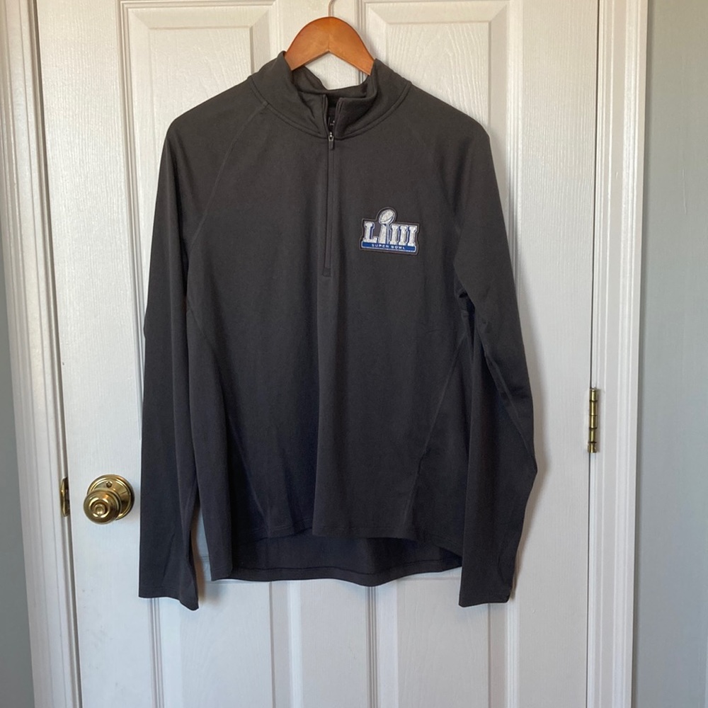Men’s Nike Super Bowl LIII 53 Half-Zip Size L